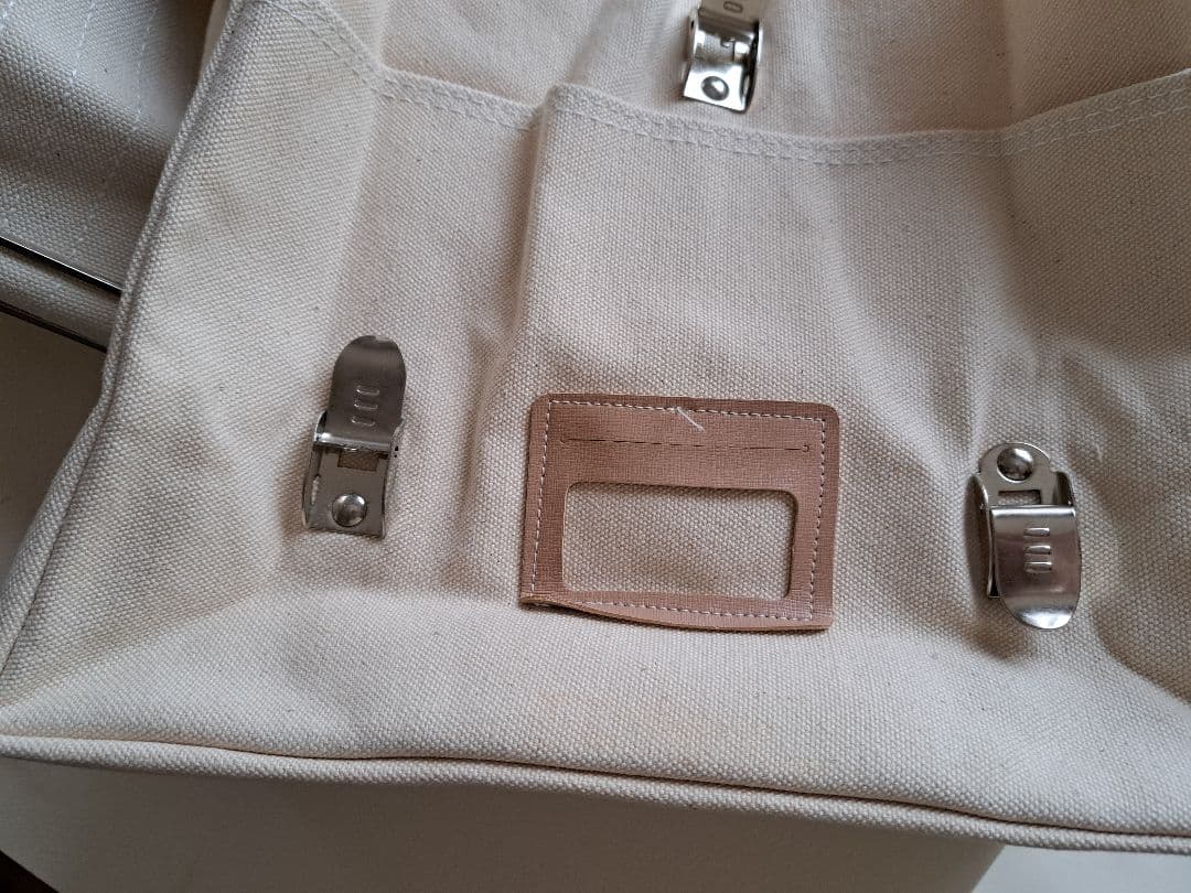 肩掛けカバン　帆布製　デッドストック品　中学生　学生カバン　昭和レトロ　当時物