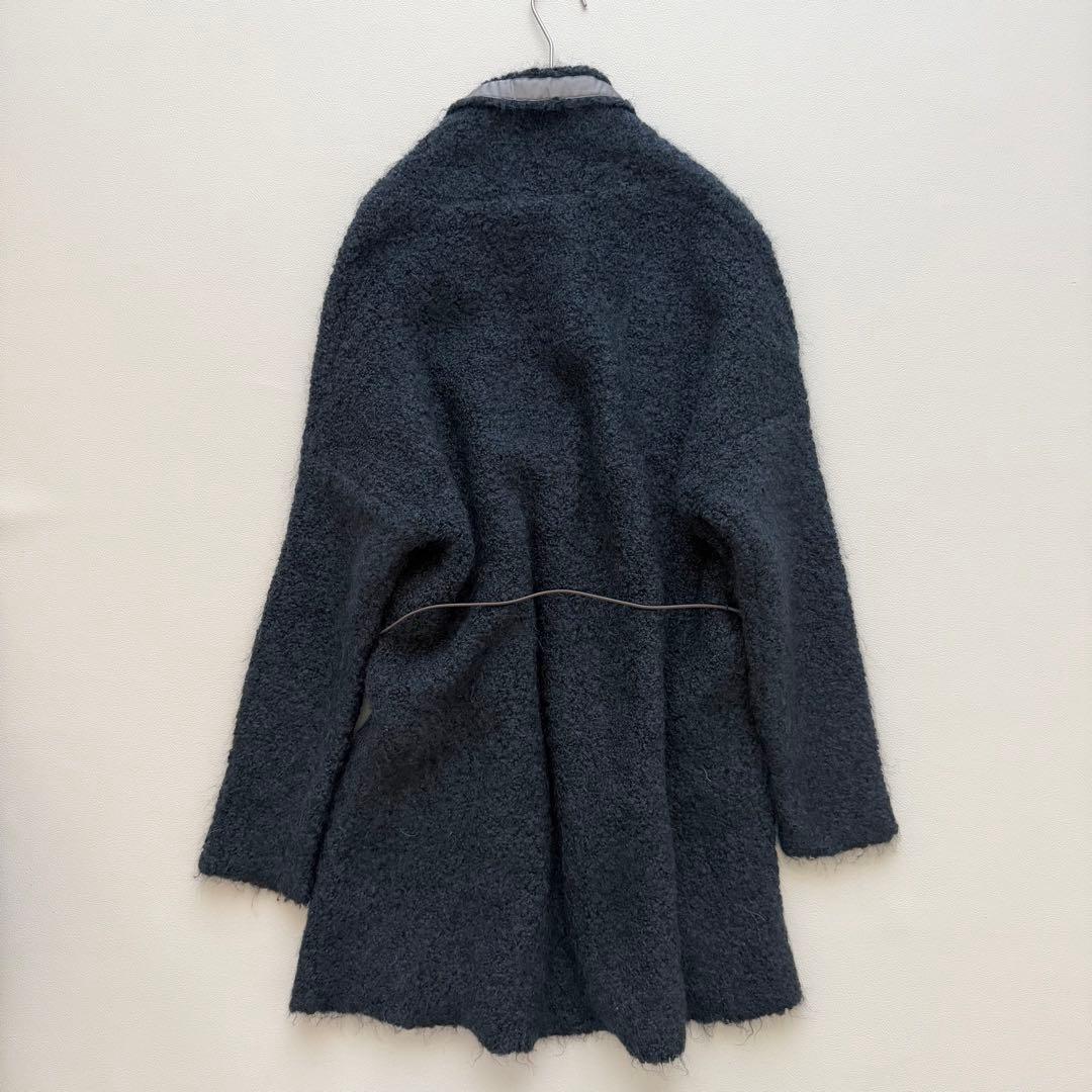 ファビアナフィリッピ　アルパカ混 ニットコート ガウン ベルト付き