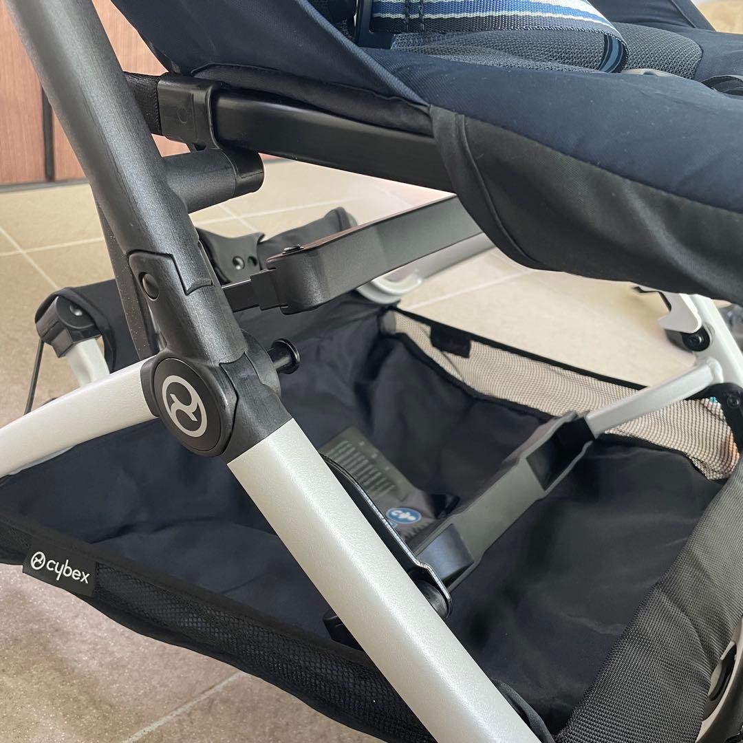 送料込　一回使用美品　2024 サイベックス ベビーカー リベル　純正バンパー付