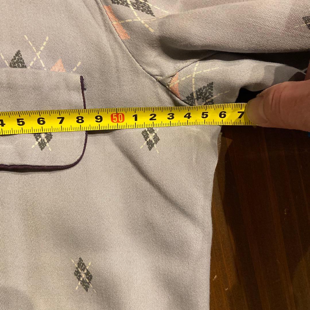 50s ダイヤ アーガイル レーヨン ギャバジャン ロカビリー ヴィンテージ