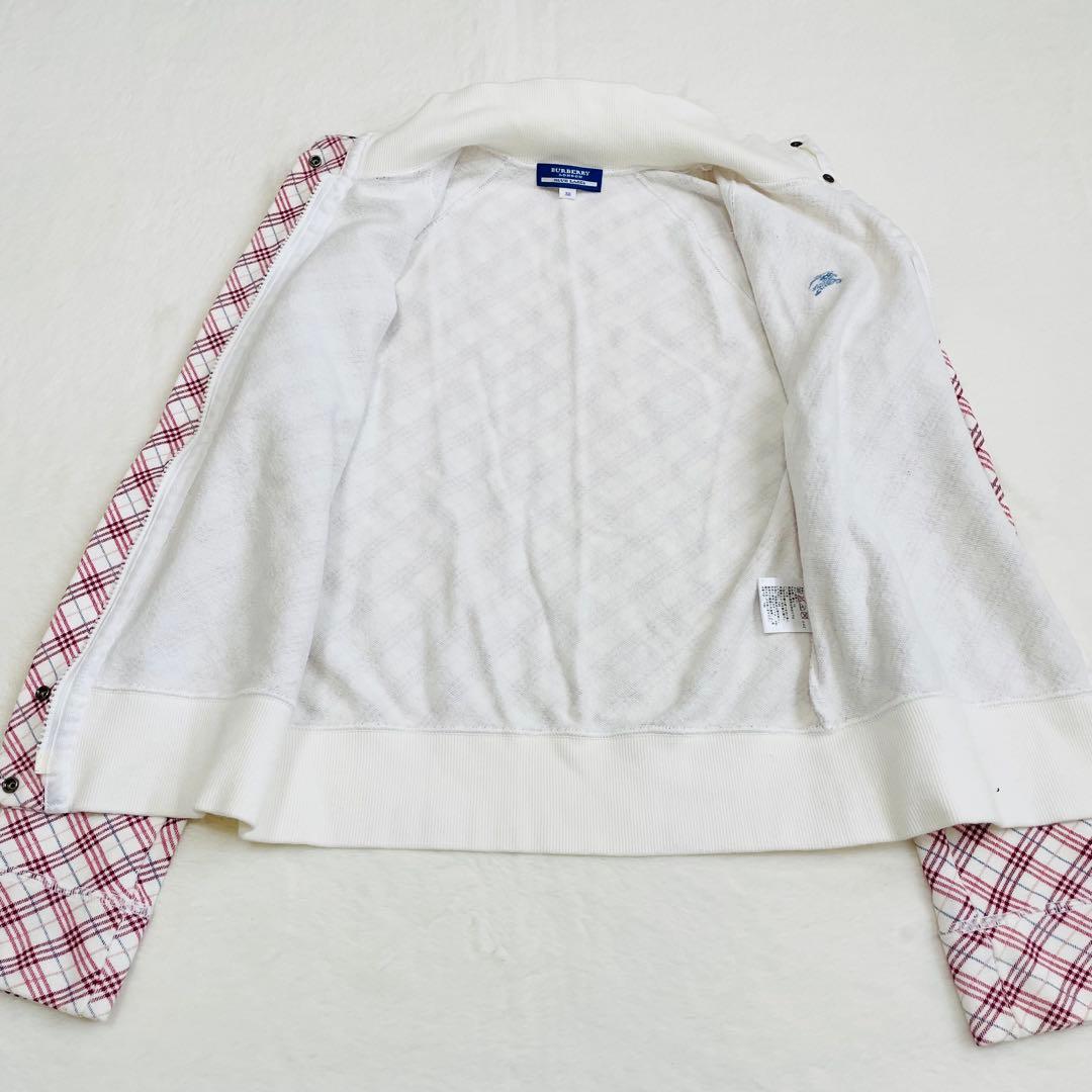 y2k BURBERRY BLUE LABEL チェック トラックジャケット