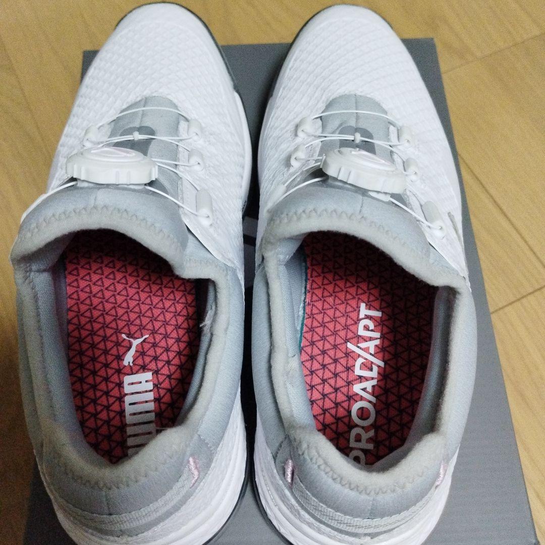 値下げ！puma ゴルフシューズアルファキャット　W ホワイト