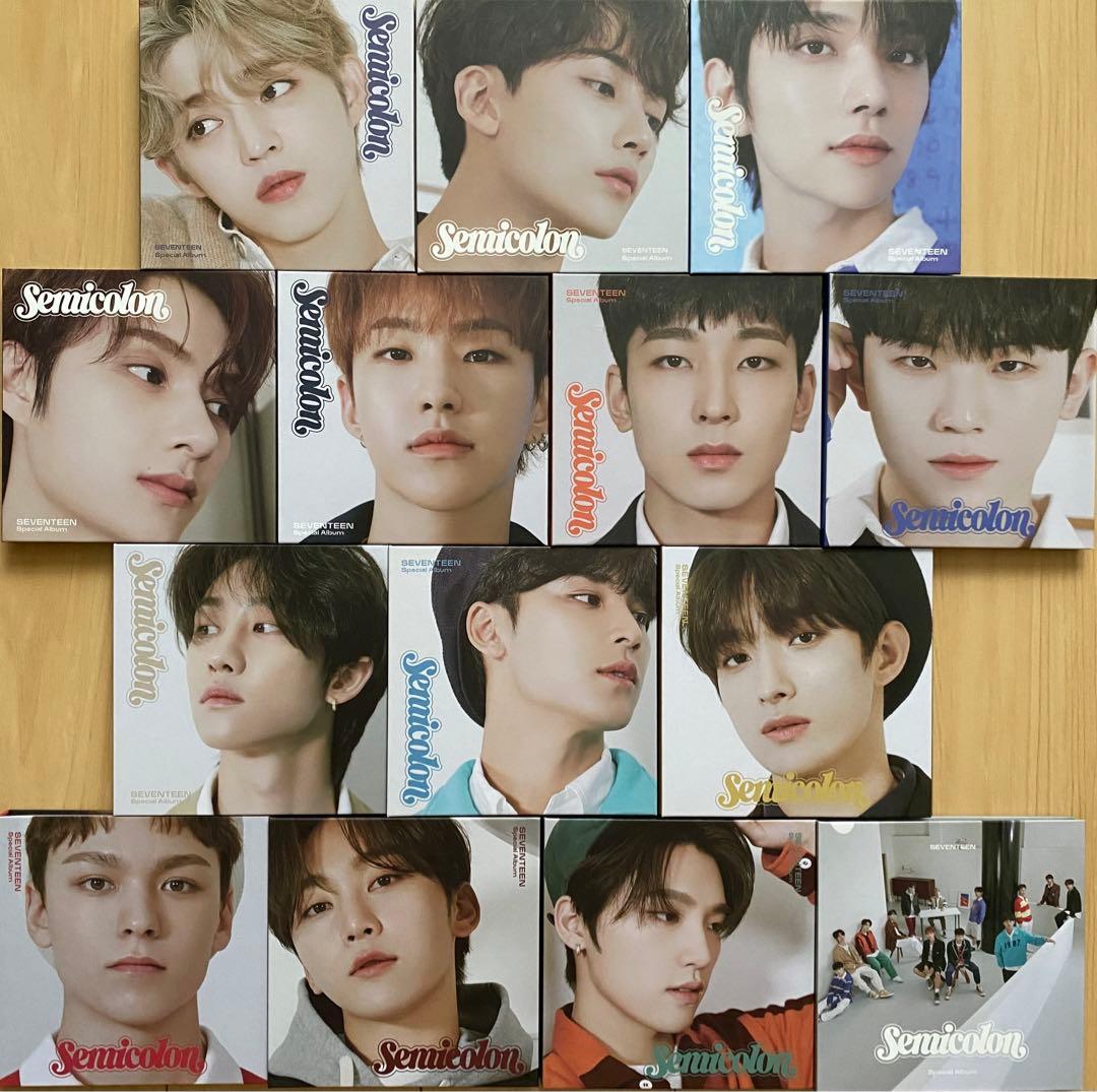 SEVENTEEN Semicolon デジパック 14枚 コンプリートセット