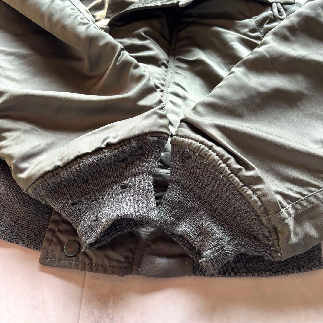 【70s】ALPHA N-2B フライトジャケット 短丈 希少S スコービル