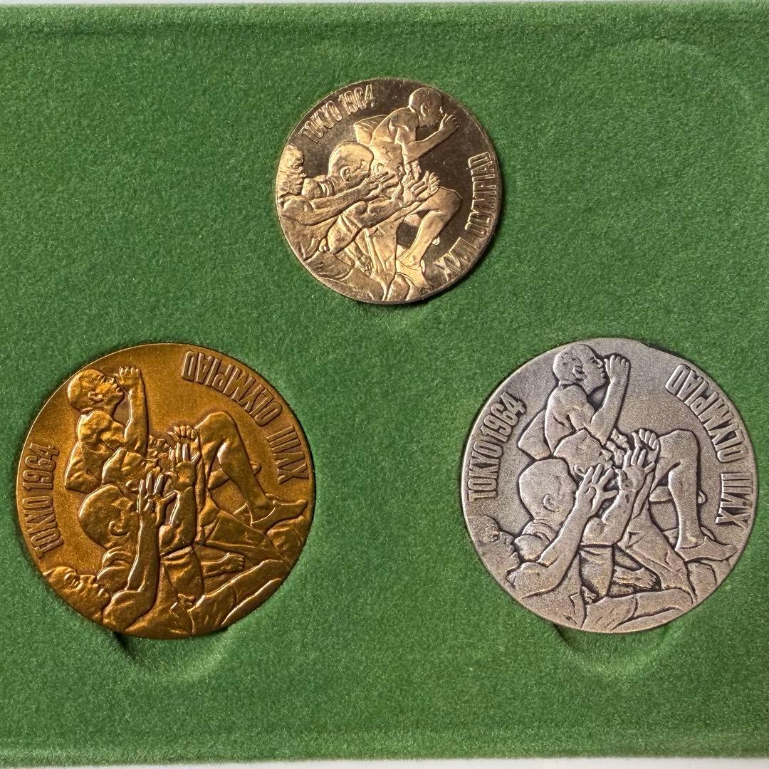 超レア　オリンピック東京大会 1964 メダルセット 金銀銅 説明書付 造幣局製