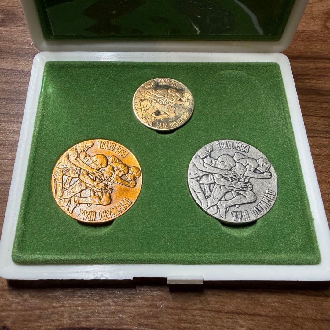 超レア　オリンピック東京大会 1964 メダルセット 金銀銅 説明書付 造幣局製