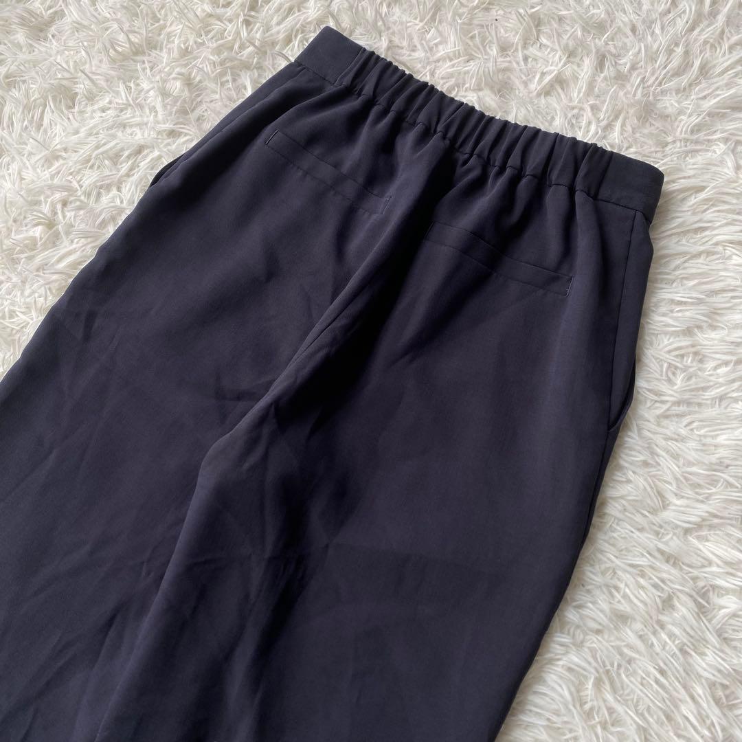 ナチュラルビューティーベーシック　ノーカラーパンツスーツ　セットアップ　 L