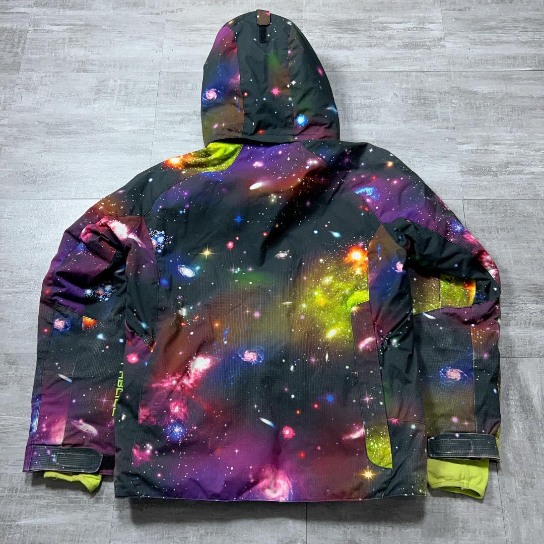 FABLICE ファブリス 総柄 宇宙 スキーウェア フルオープン ジップ S