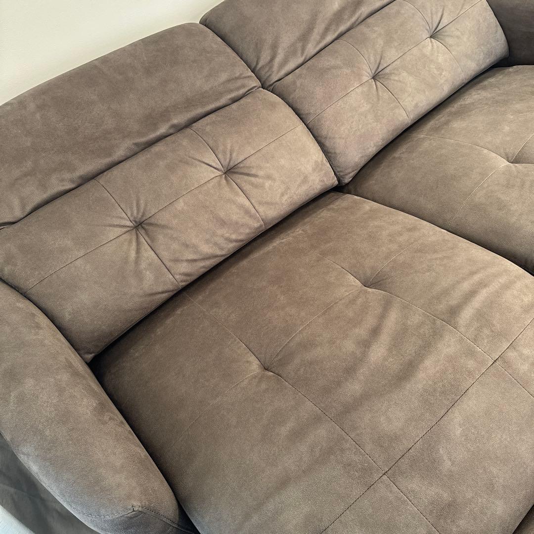 【大塚家具】リクライニング機能付き2人掛けソファ