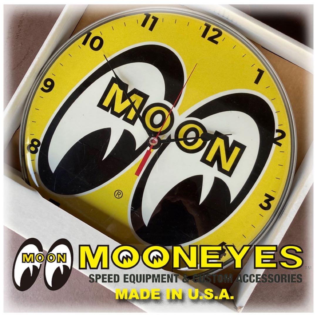 Rare!90s未使用デッドストック品mooneyes ウォールクロック