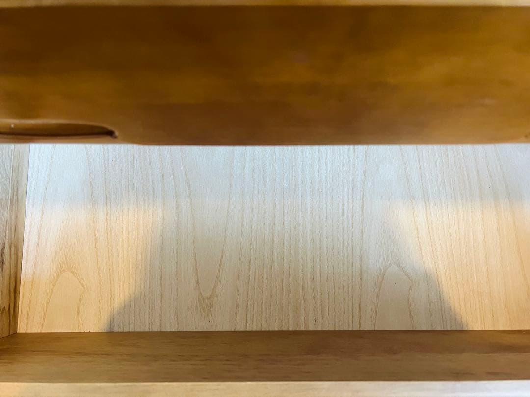 【匿名配送】カントリー調　木製ブラウンチェスト 6引き出し　かわいくて、シンプル