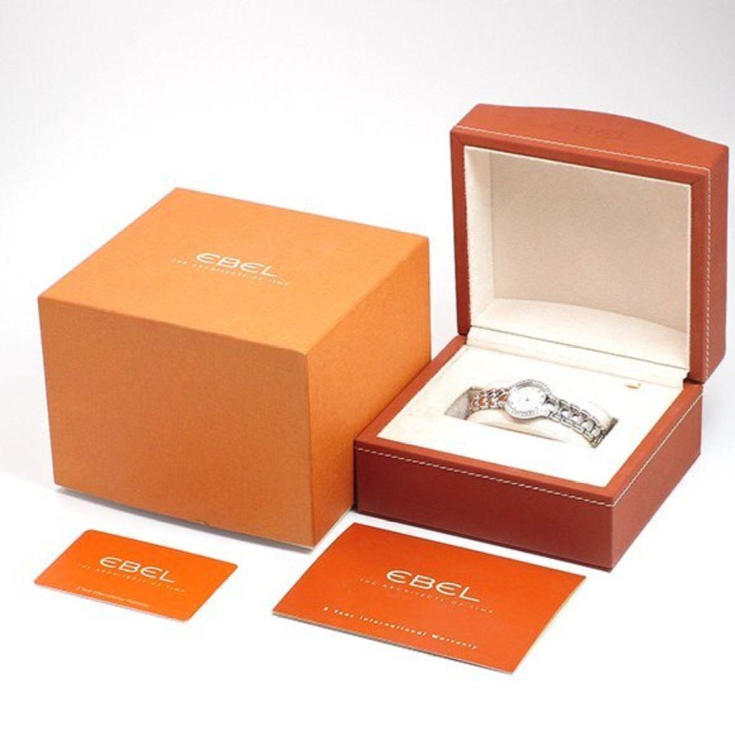 新品仕上済 定価67.1万円 0.619 ct エベル ベルーガ ダイヤ 腕時計