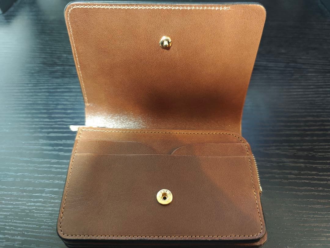 forme Short Wallet Cordovan×DOUBLE Brown
