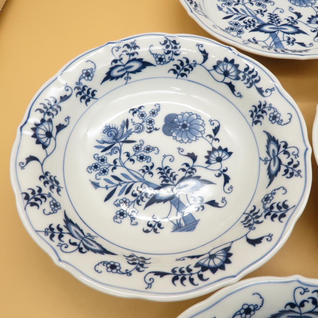 美品　ブルーダニューブ Blue　中皿　７枚