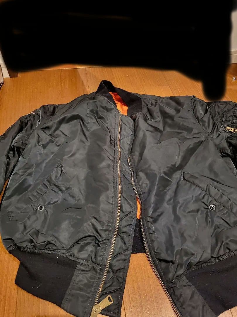 Harley-Davidson ブラック MA-1ジャケット