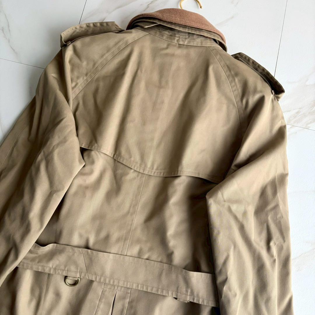 希少◆着丈114 付け襟 バーバリー ライナー ベルト付 トレンチコート