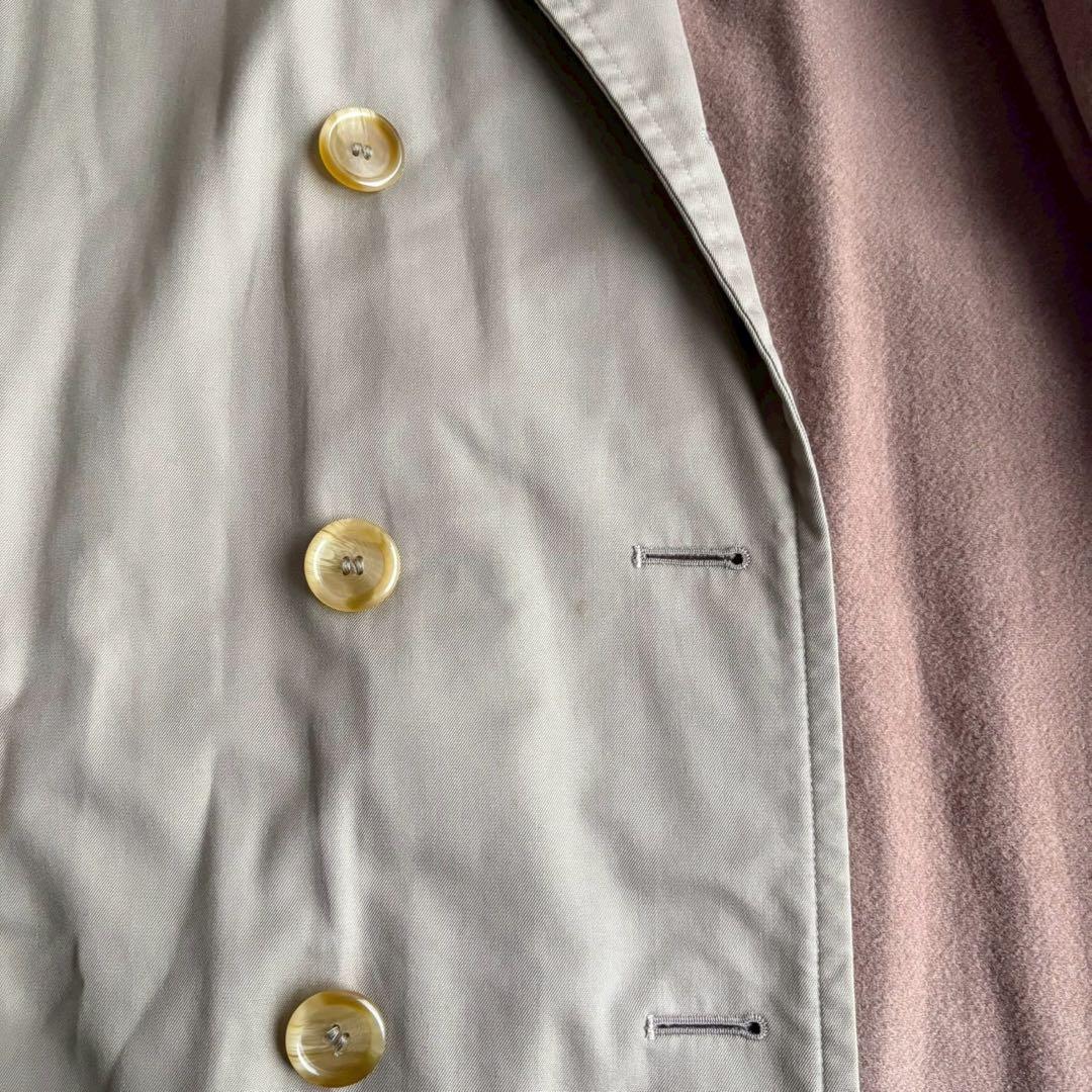 希少◆着丈114 付け襟 バーバリー ライナー ベルト付 トレンチコート