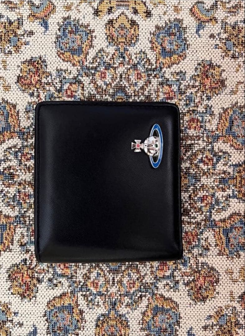 vivienne westwood 折り財布 ナッパレザー ブルーオーブ