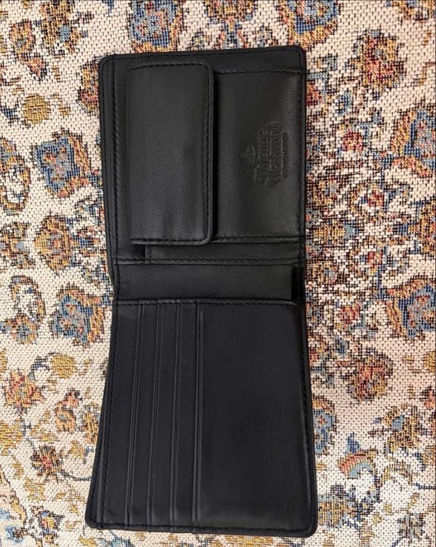 vivienne westwood 折り財布 ナッパレザー ブルーオーブ