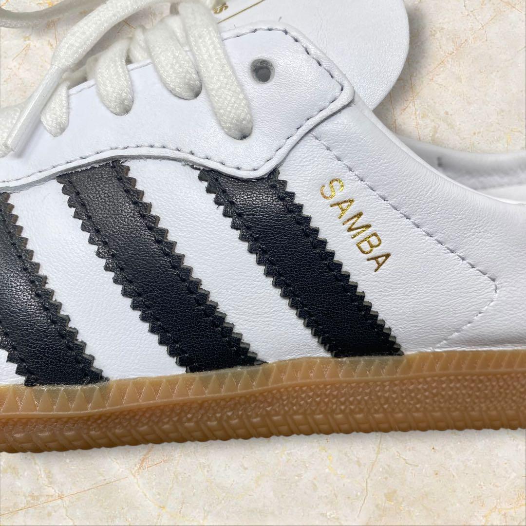 adidas SAMBA DECON サンバ アディダス デコン 25.5 白