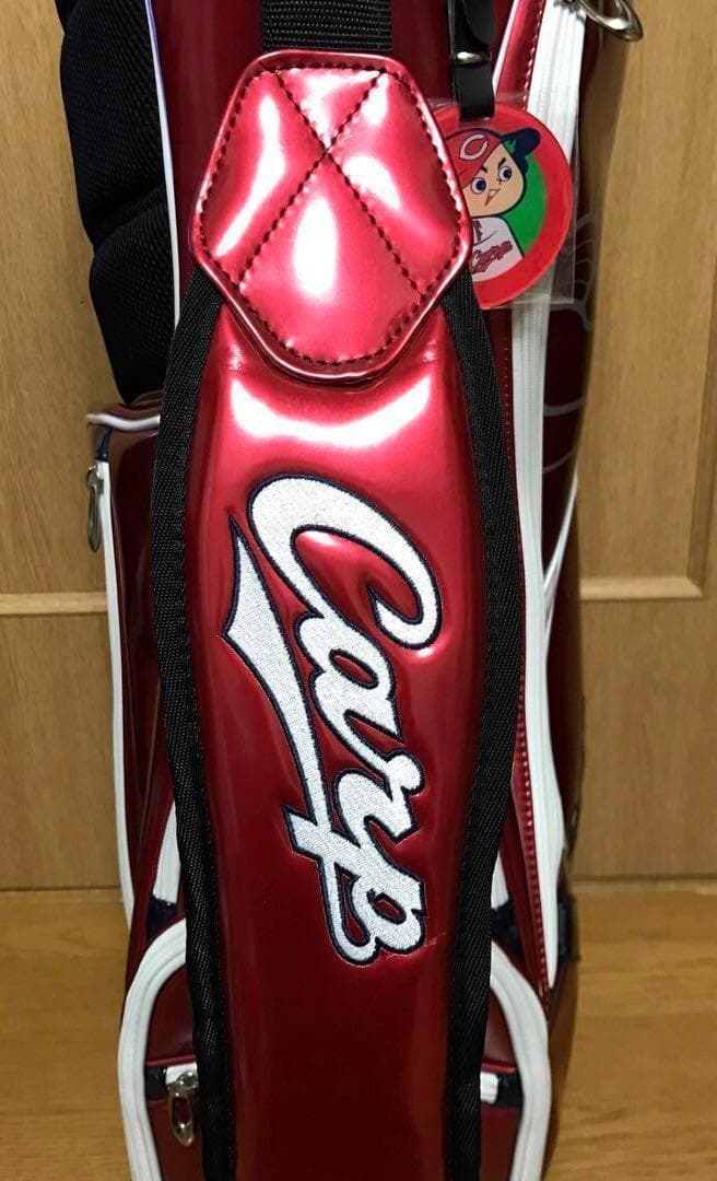 #7923 【未使用】 広島カープ オフィシャル ゴルフバッグ スタンド式