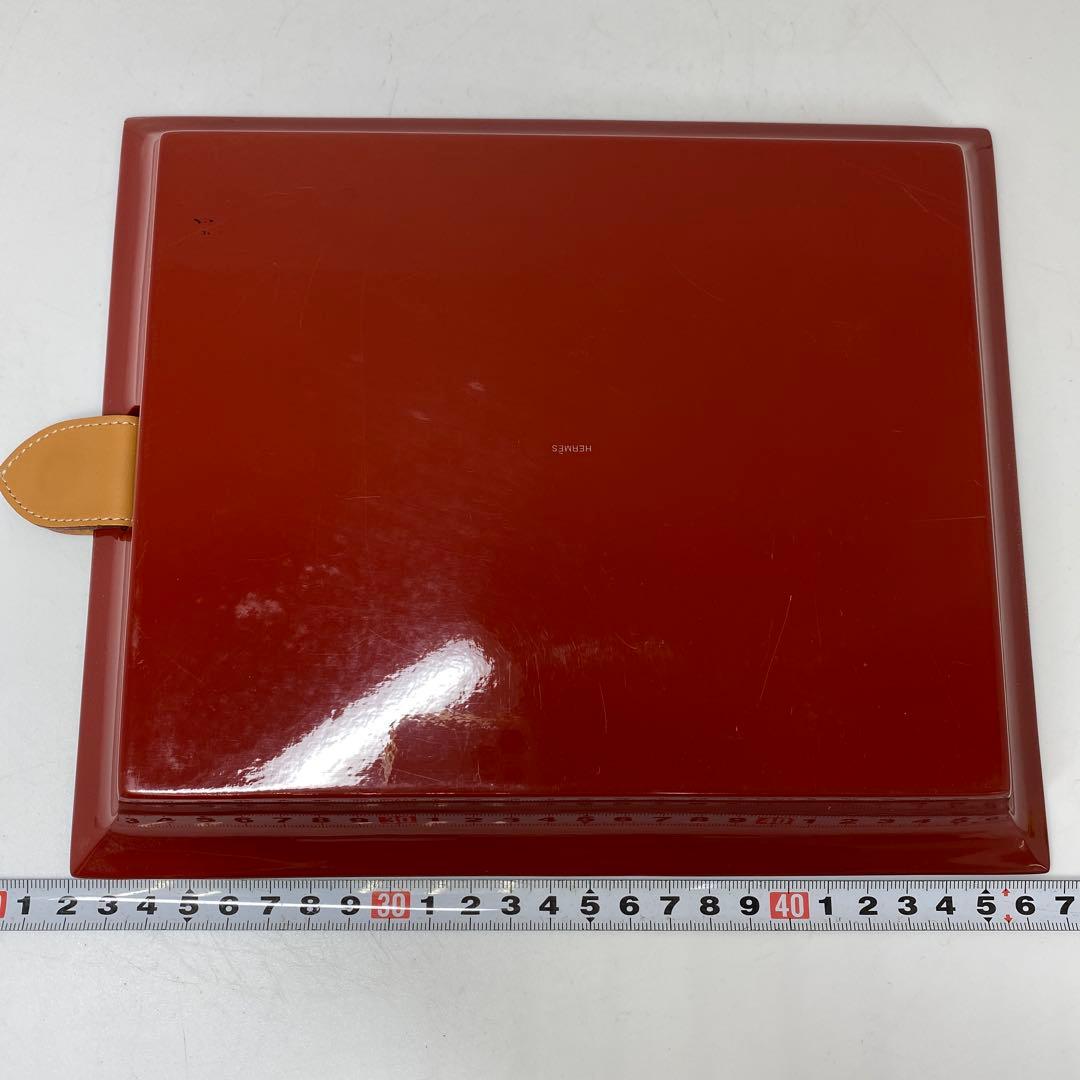 エルメス　木製漆塗トレイ　タサチ　東さ7-0302☆1F