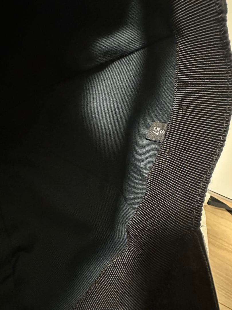 GUCCI ブラック GGパターン キャップ Sサイズ