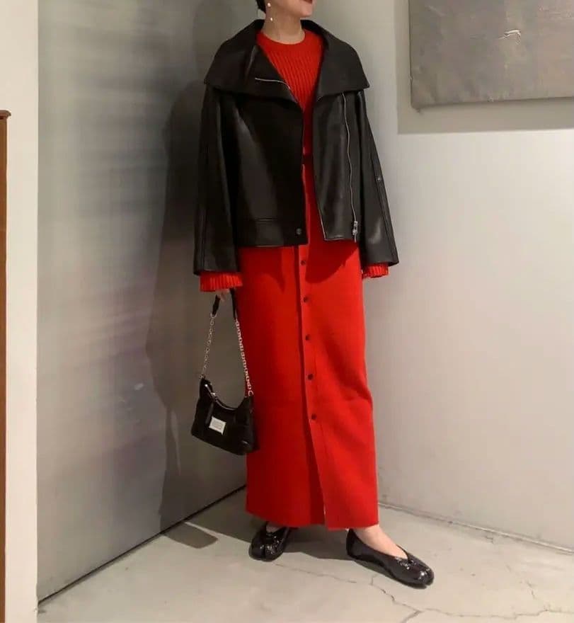 24AW【DES PRÉS】レザー ライダースブルゾン