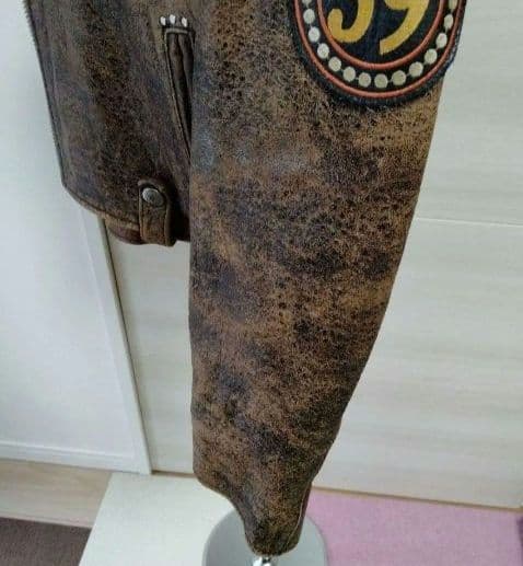AVIREX レザーライダース　Sサイズ