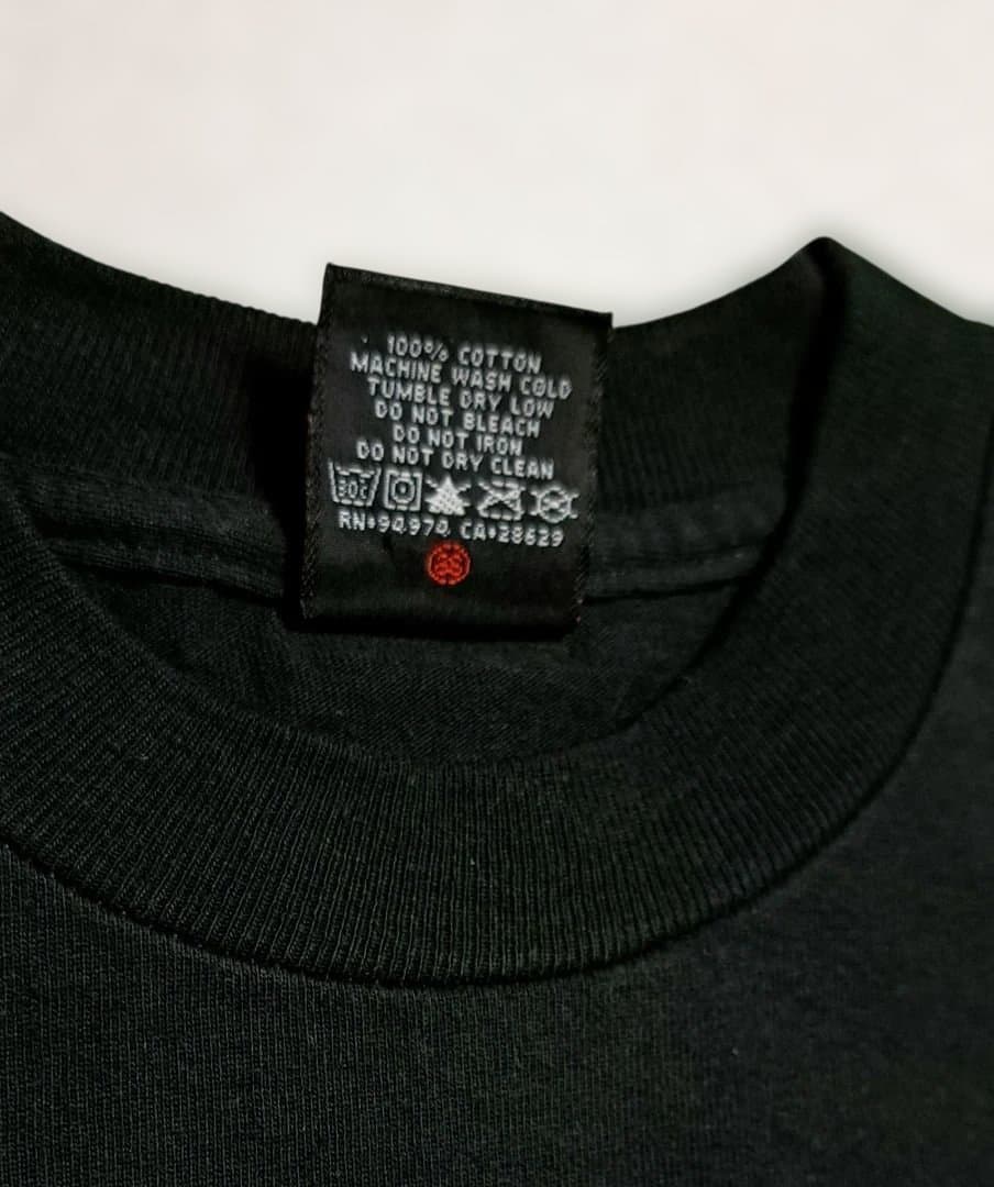【M・美品】Stussy アップオンイット Tee ／ 黒・正規品