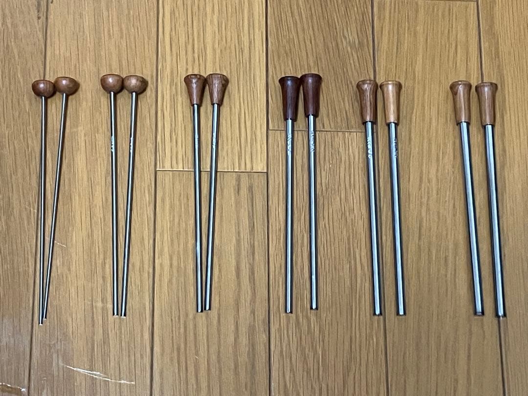 【4点セット】1.トライアングル 2.ケース 3.ホルダー 4.ビーターセット