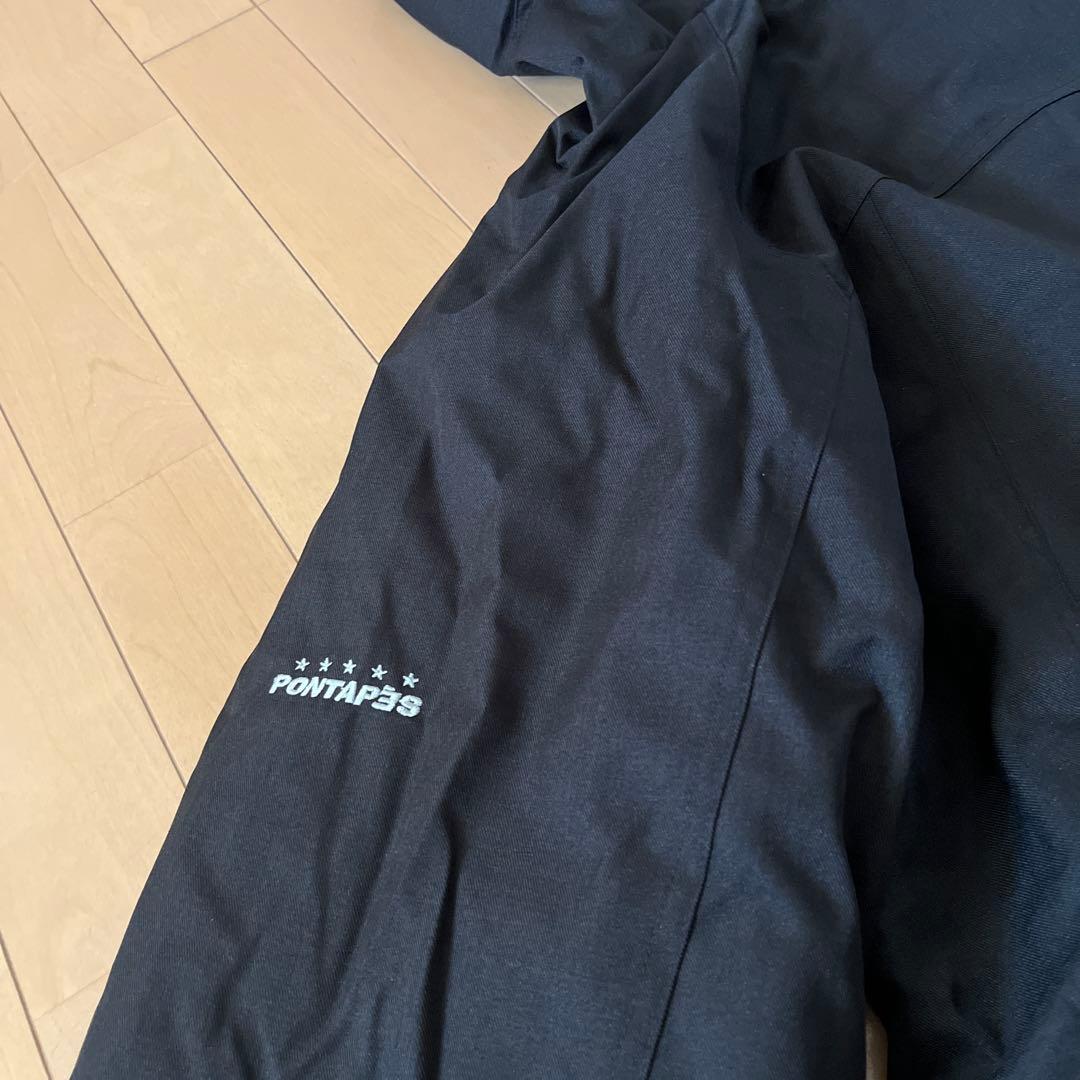 PONTAPS スノーボードウェア上下セット ブラック6L 大きいサイズ