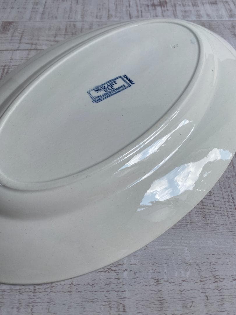 フランス アンティーク サルグミンヌ モーツァルト オーバル皿