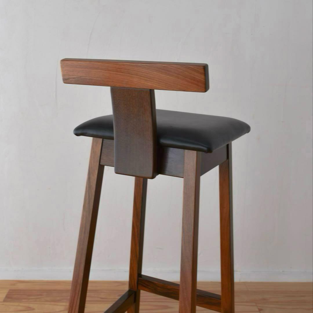 デンマーク　ハイスツール　2脚setカウンターチェア　ローズウッド　バースツール