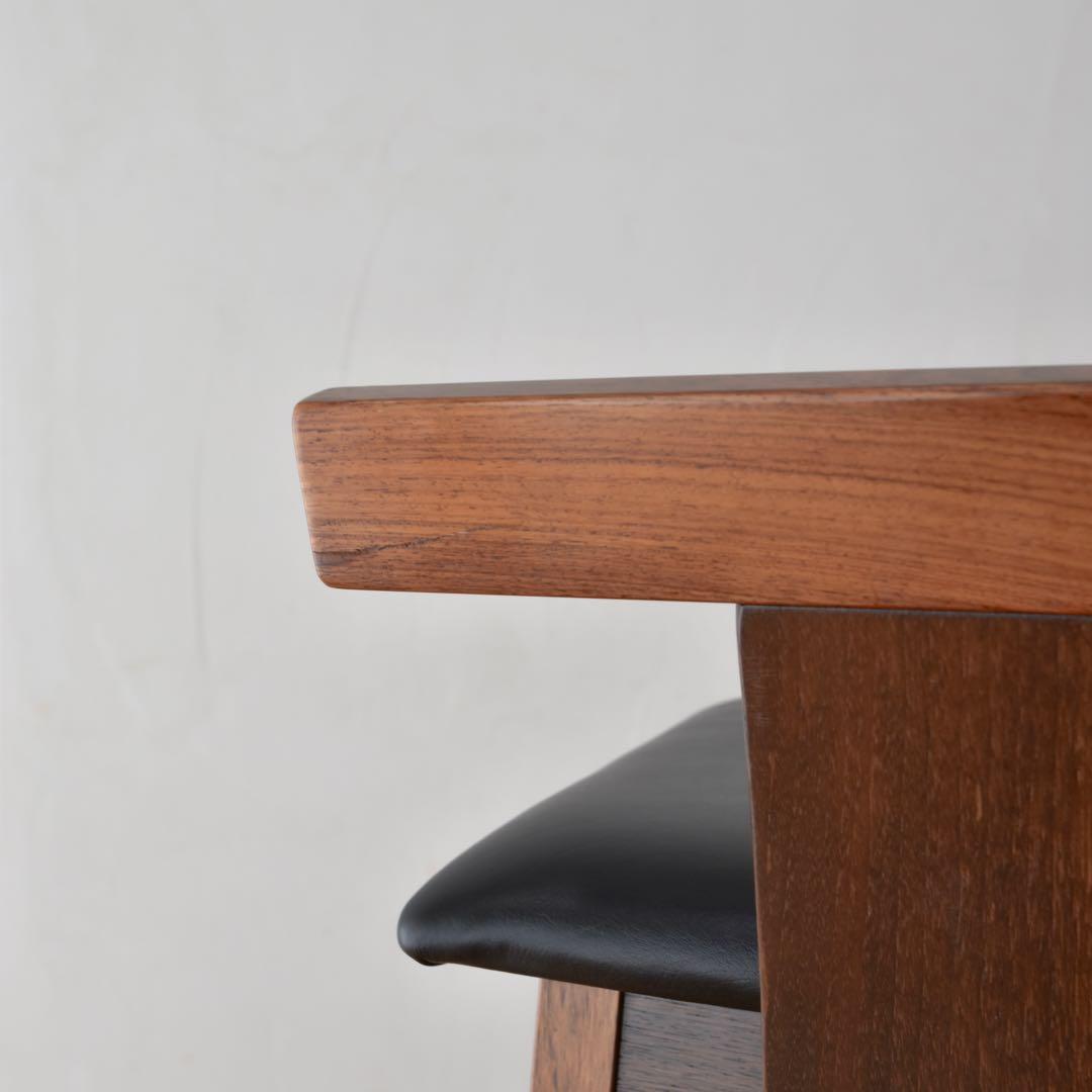 デンマーク　ハイスツール　2脚setカウンターチェア　ローズウッド　バースツール