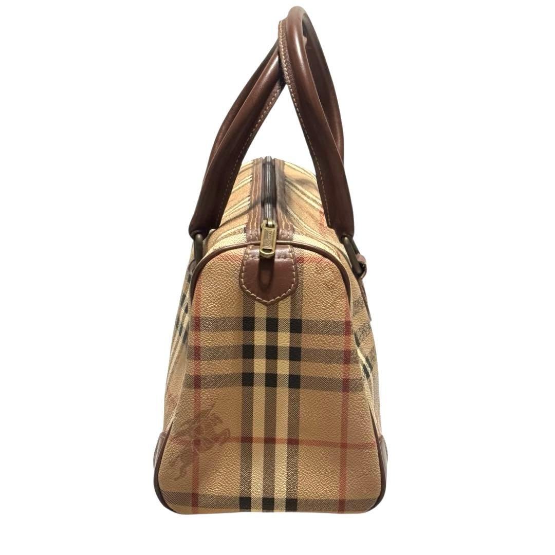 Burberry バーバリー ノバチェック ボストンバッグ 【保存袋あり】