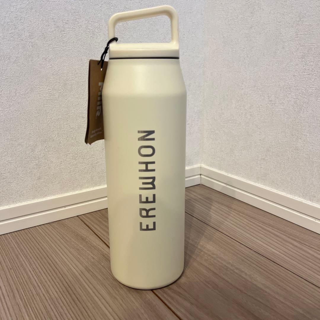 EREWHON MiiR ハンドル付き水筒 クリーム色