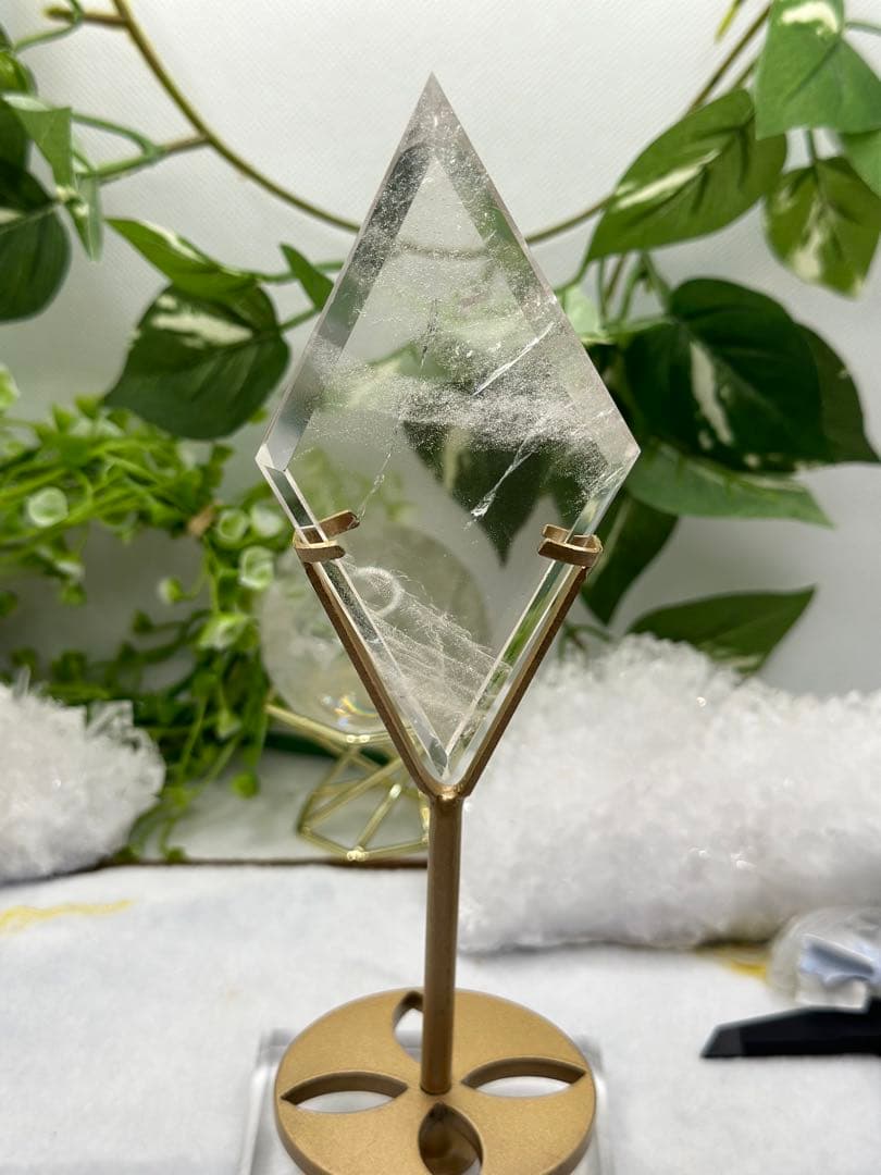 水晶ひし形♡♡No120 透明感抜群！