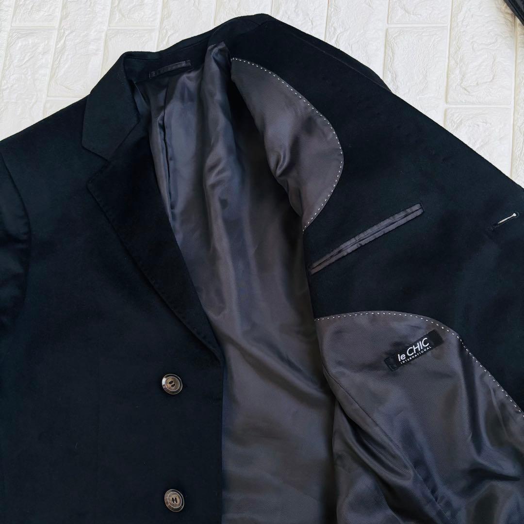 美品❤️ロロピアーナ カシミヤ混 チェスターコート　ロングコート 高級感 黒 M