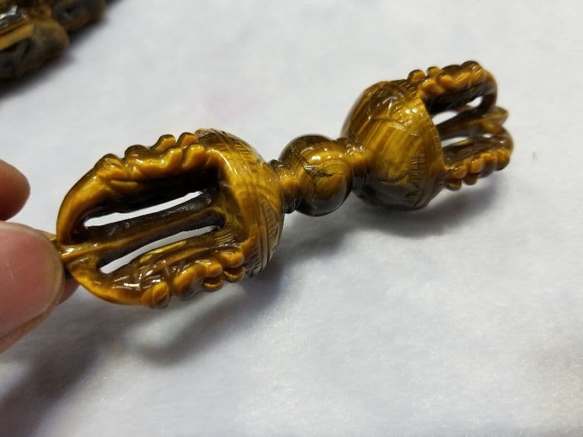 タイガーアイ　仏教道具