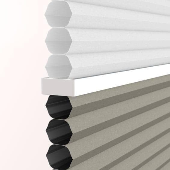 未使用　ハニカムシェード　ブラウングレー　118.5×57