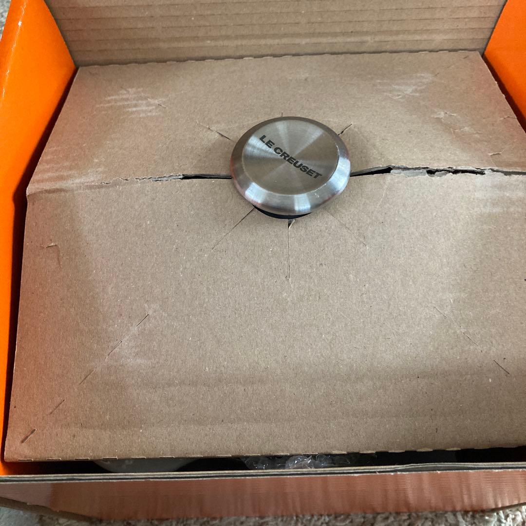 ルクルーゼ　ココット・エブリィ 18 ミストグレー(ブラックマットホーロー)