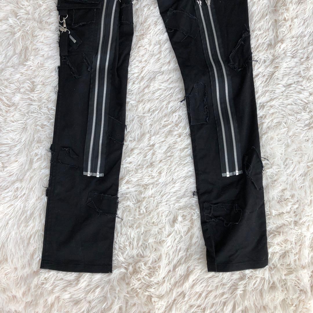 GOLDEN YEARSゴールデンイヤーズボンテージパンツブラック黒W36