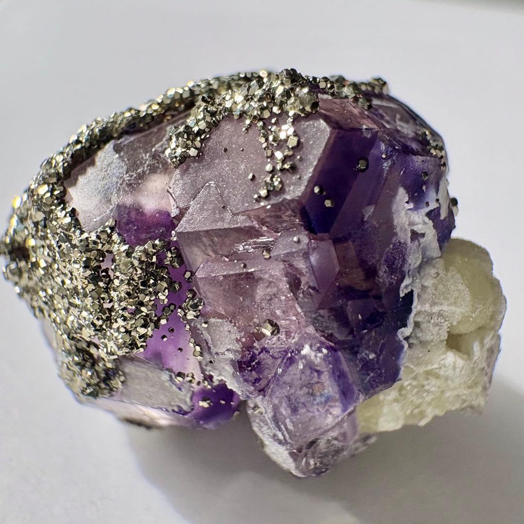 519 中国 内モンゴル産 レアタイプ フローライト&パイライト