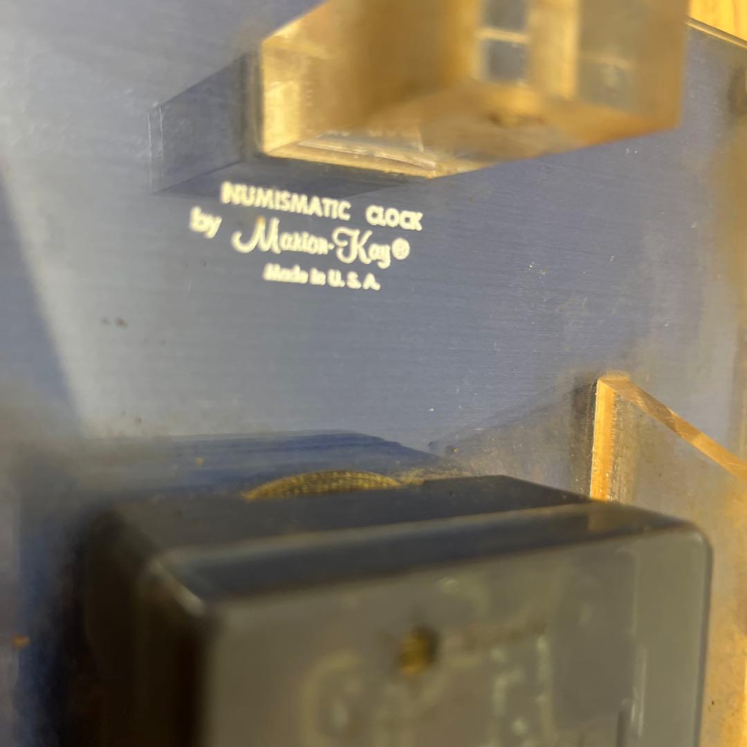 【昭和レトロ】SILVER ORBIT Marion-Kay 時計 アンティーク