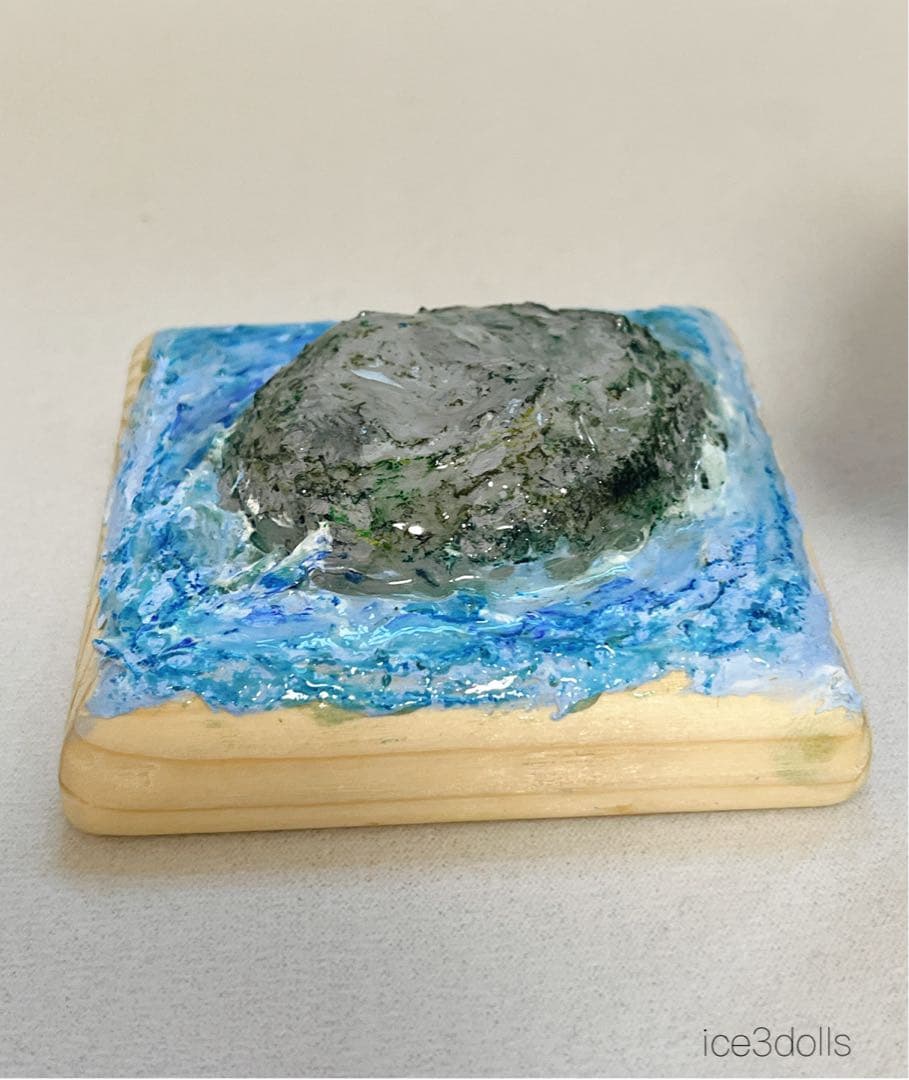 アートドール 小さな ハシビロコウさん 台座 モールアニマル あいす