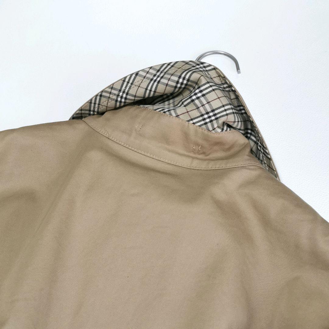 バーバリーブルーレーベル トレンチコート ベルト ノバチェック 40 ベージュ