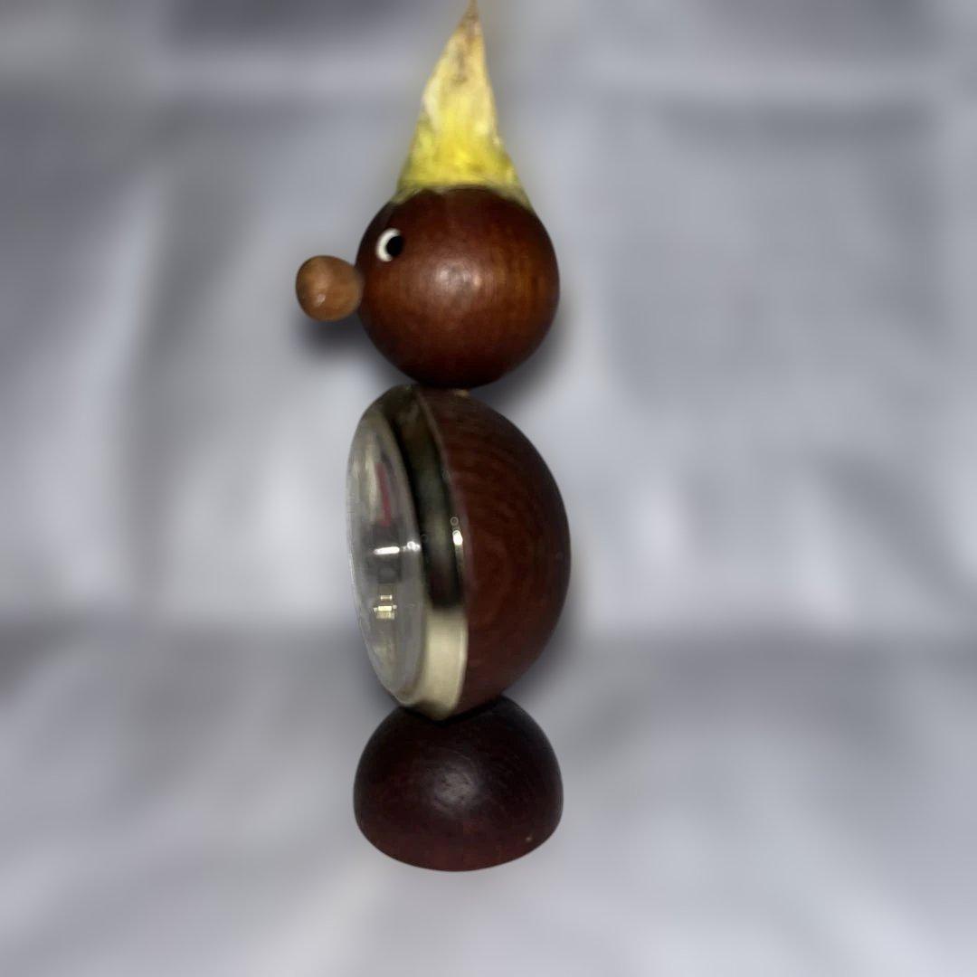 木製キャラクター型温度計