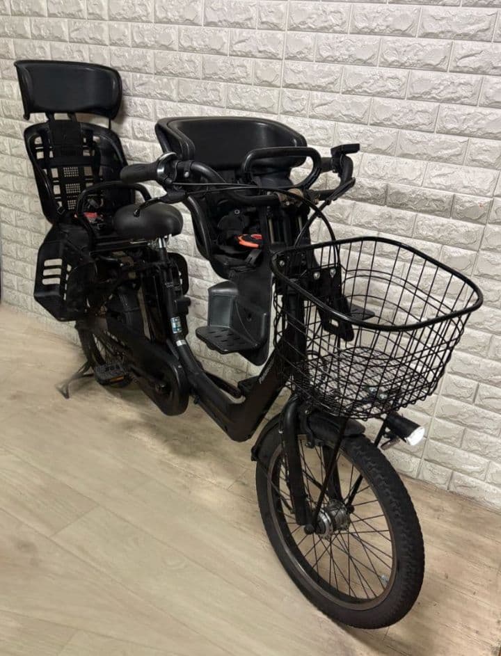 ✨美品✨室内保管✨人気カラー✨パナソニック ギュットアニーズ　子供乗せ電動自転車