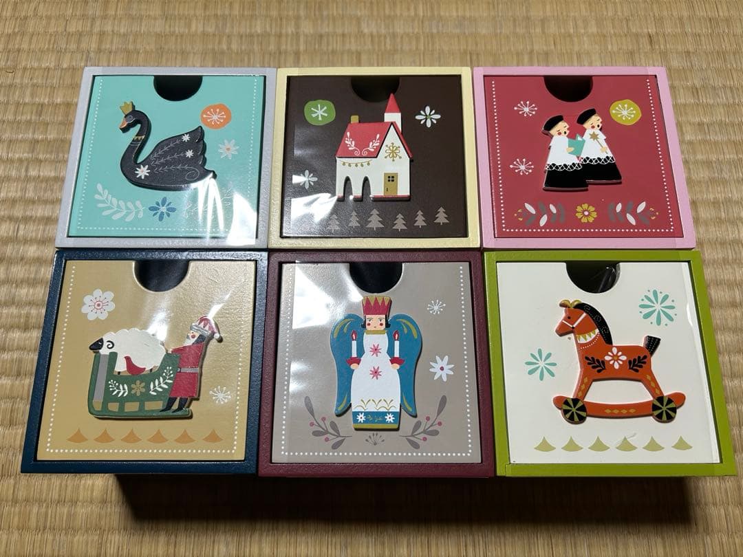 2025 カルディ　クリスマスチェスト　6個セット